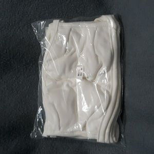 ((New)) White cloth face mask